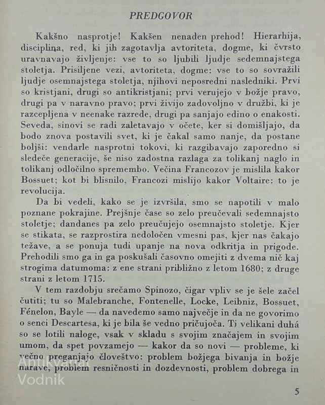 KRIZA EVROPSKE ZAVESTI 1680-1715, Paul Hazard
