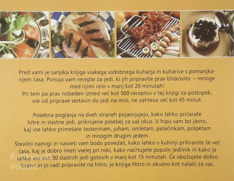 HITRO IN OKUSNO; VEČ KOT 500 RECEPTOV ZA SLADOKUSCE, več avtorjev