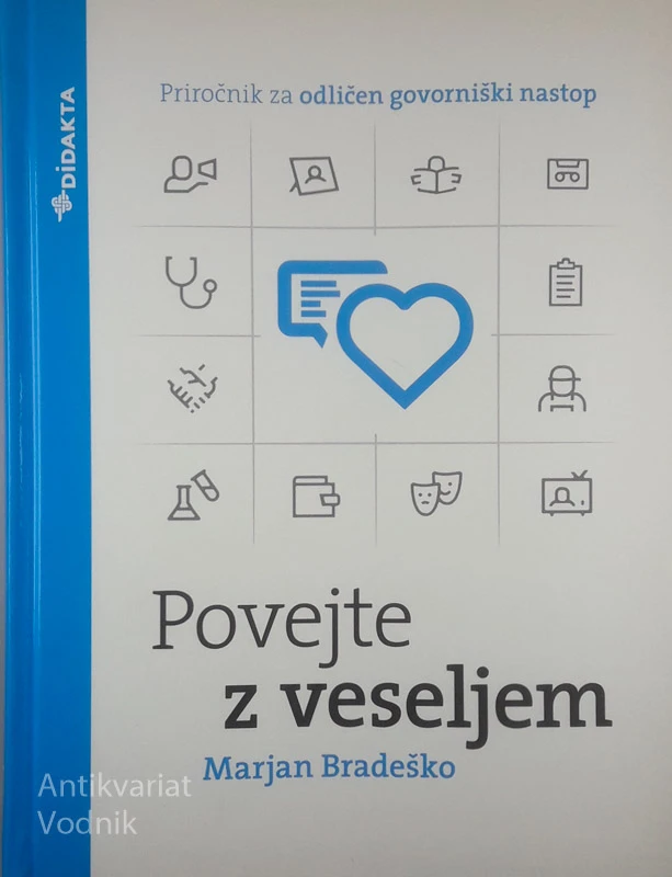 POVEJTE Z VESELJEM; PRIROČNIK ZA ODLIČEN GOVORNIŠKI NASTOP, Marjan Bradeško