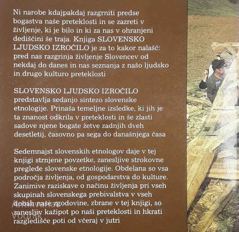 SLOVENSKO LJUDSKO IZROČILO