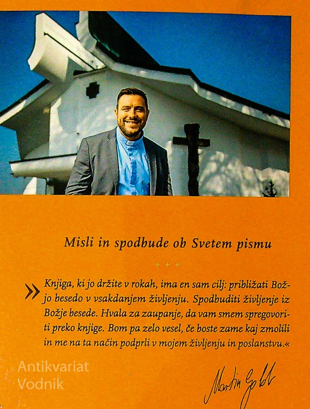 365 DNI Z BOŽJO BESEDO, Martin Golob (podpis avtorja)