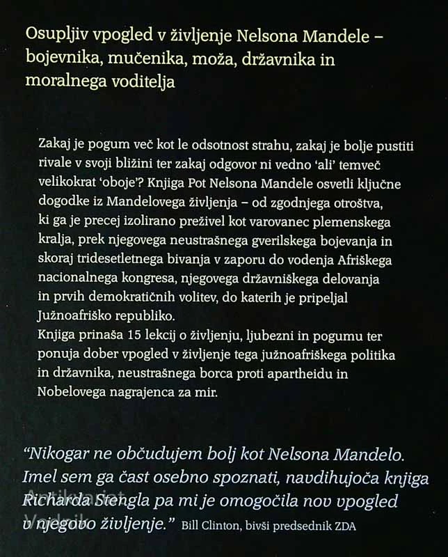 POT NELSONA MANDELE; PETNAJST LEKCIJ O ŽIVLJENJU, LJUBEZNI IN POGUMU, Richard Stengel