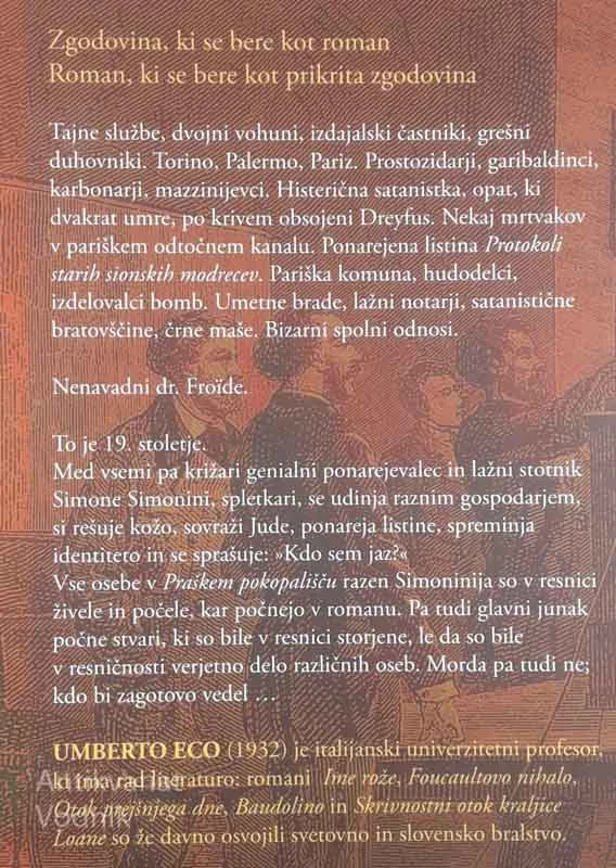 PRAŠKO POKOPALIŠČE, Umberto Eco