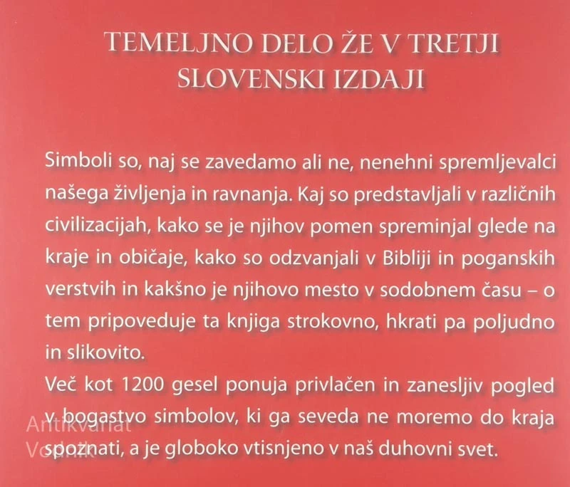 SLOVAR SIMBOLOV, Jean Chevalier in Alain Gheerbrant