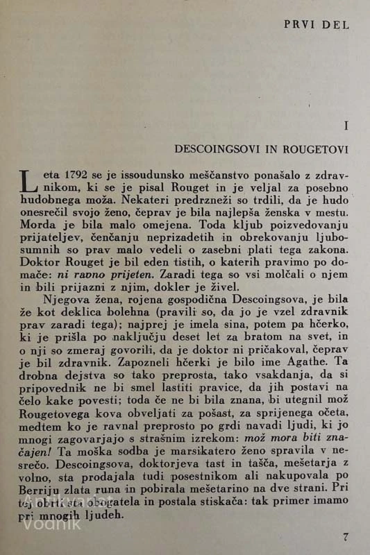 LILIJA V DOLINI, Honore de Balzac