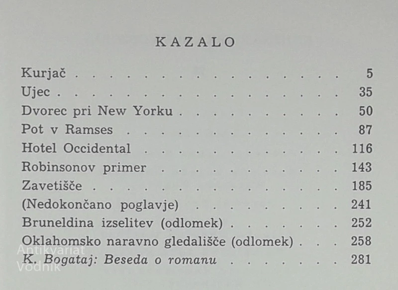 AMERIKA, Franz Kafka