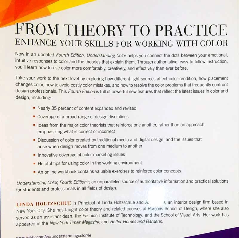 UNDERSTANDING COLOR; AN INTRODUCTION FOR DESIGNERS, Linda Holtzschue