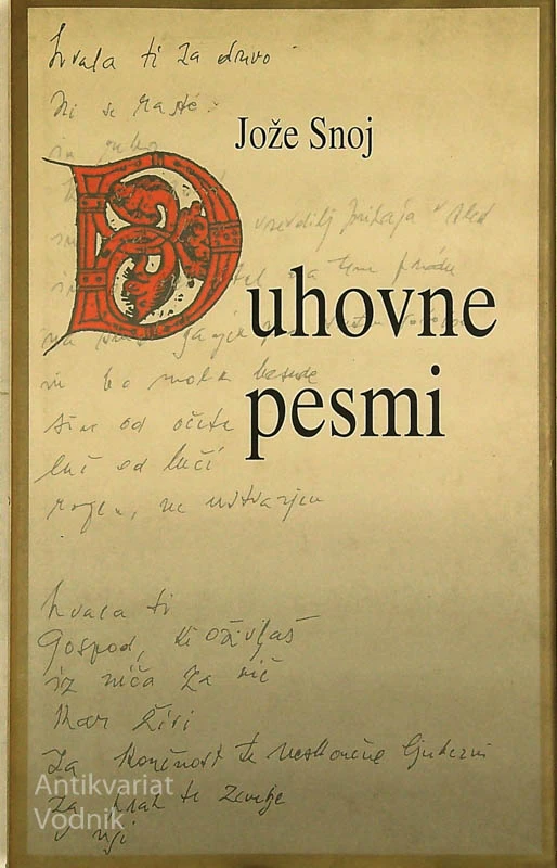 DUHOVNE PESMI, Jože Snoj