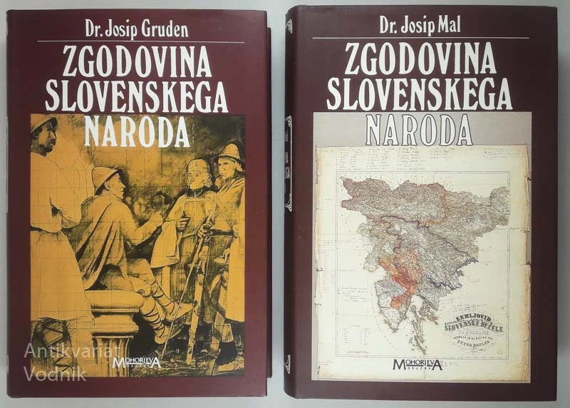 ZGODOVINA SLOVENSKEGA NARODA 1-2 DEL, Dr. Josip Mal