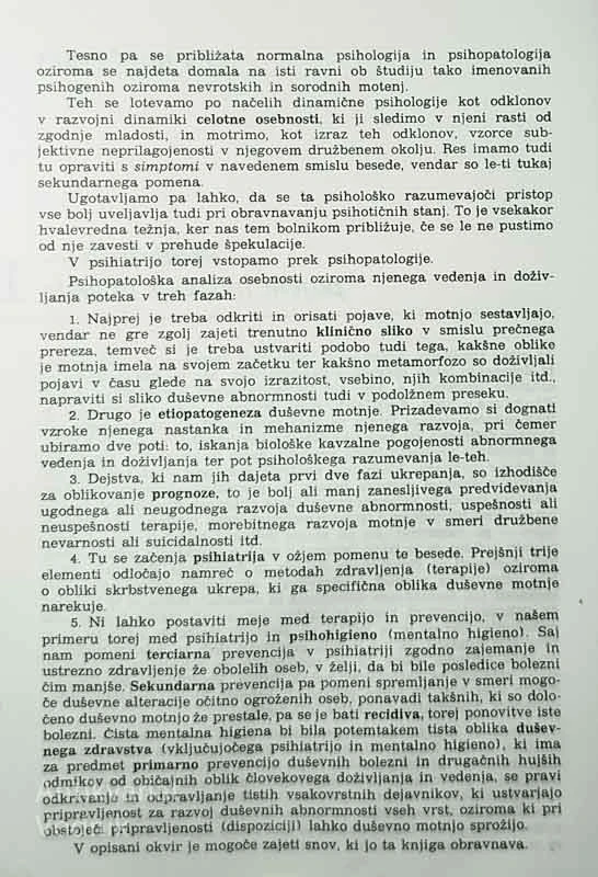 PSIHIATRIJA, več avtorjev