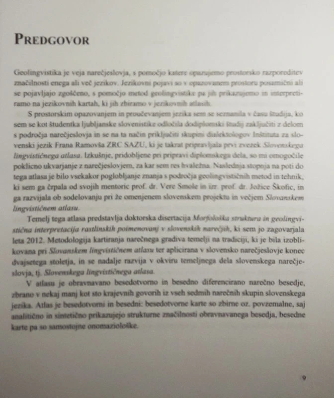 BESEDOTVORNI ATLAS SLOVENSKIH NAREČIJ, Mojca Kumin Horvat
