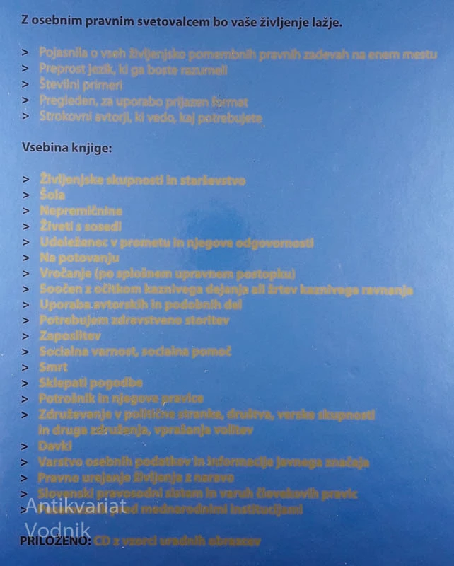 OSEBNI PRAVNI SVETOVALEC, več avtorjev