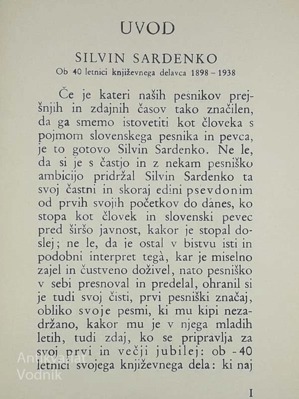 TROJNO KLASJE, Silvin Sardenko