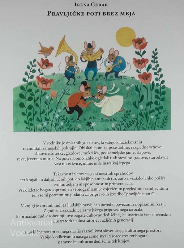 PRAVLJIČNE POTI BREZ MEJA, Irena Cerar