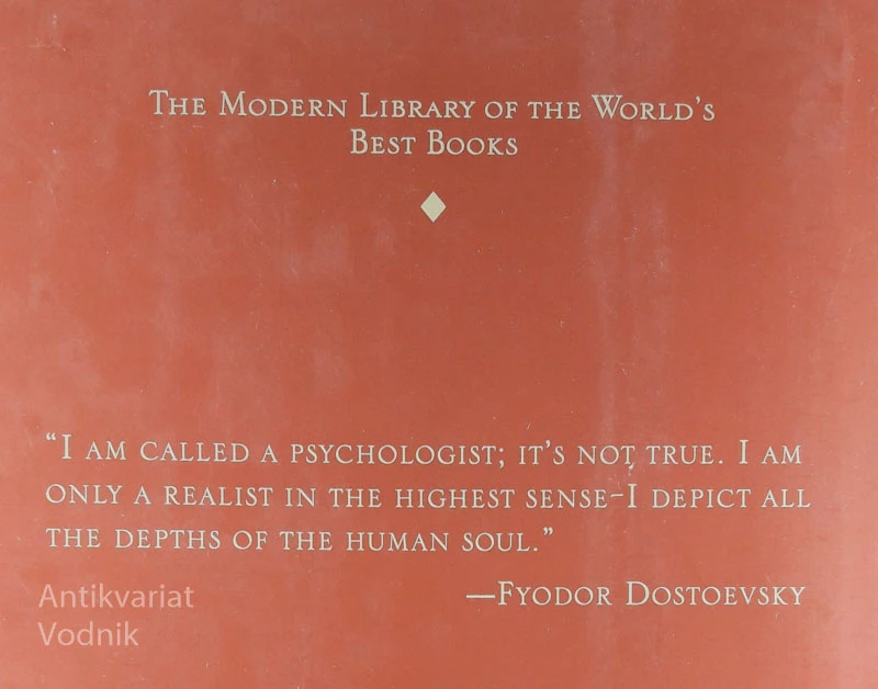 THE BROTHERS KARAMAZOV, Fyodor Dostoevsky