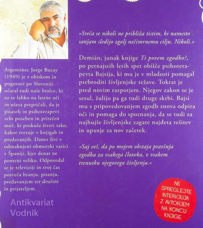 TI POVEM ŠE ENO ZGODBO? Jorge Bucay