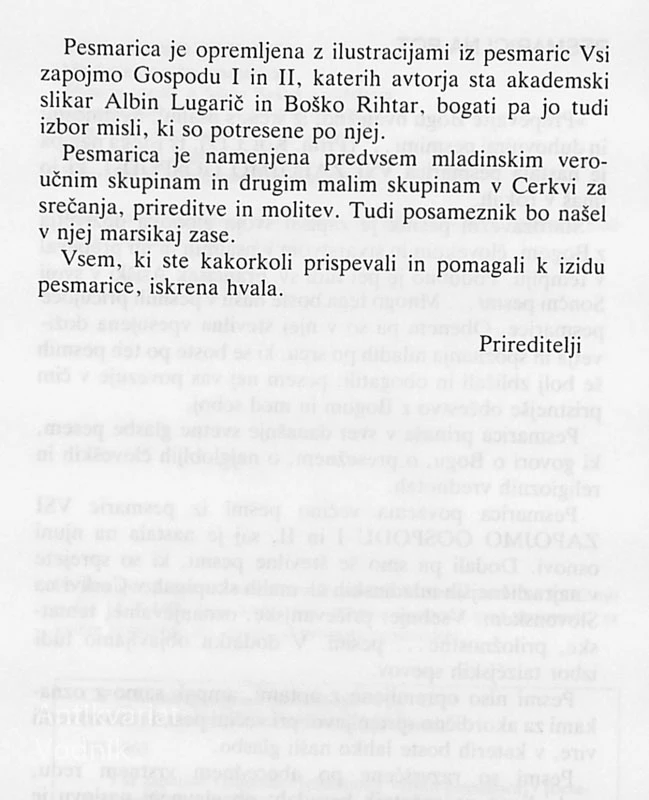 VSI ZAPOJMO GOSPODU
