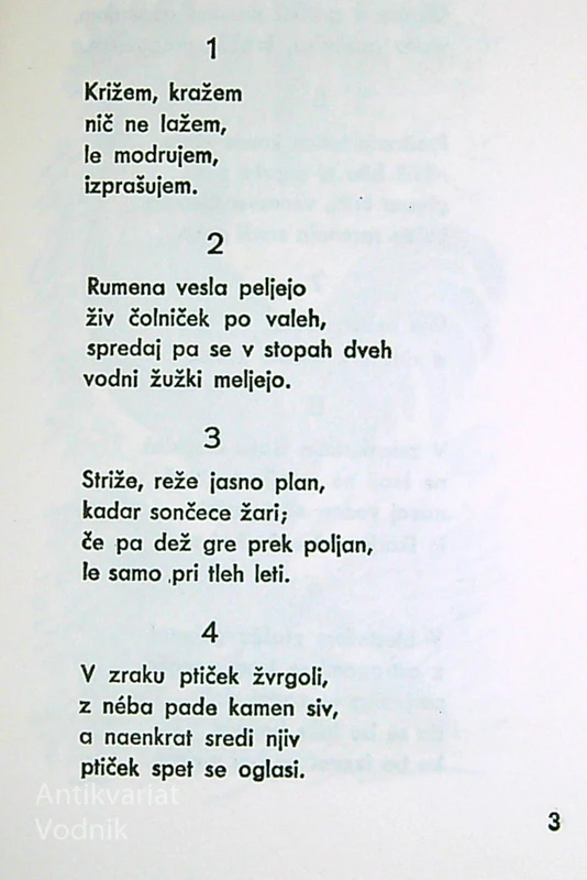 UGANKE, Gustav Strniša