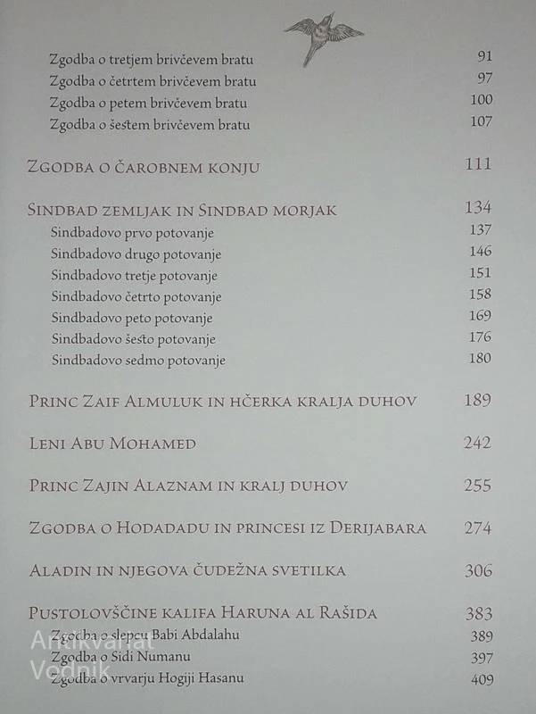 TISOČ IN ENA NOČ (z zlato obrezo)