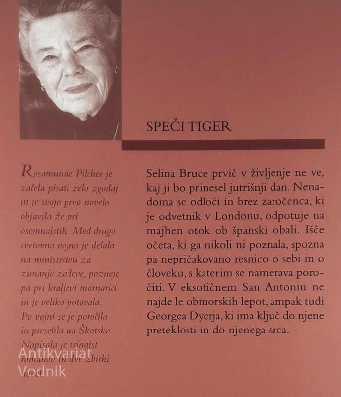 SPEČI TIGER, Rosamunde Pilcher