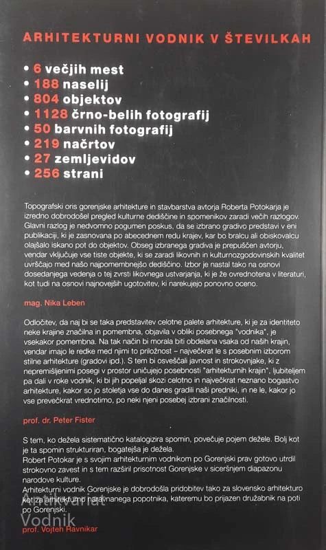 GORENJSKA; Arhitekturni vodnik, Robert Potokar