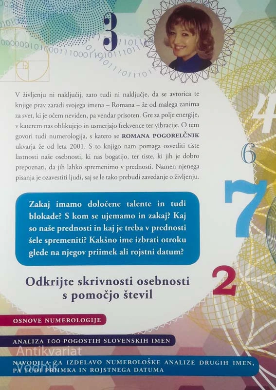 NUMEROLOGIJA; TVOJE IME – TVOJA OSEBNOST, Romana Pogorelčnik