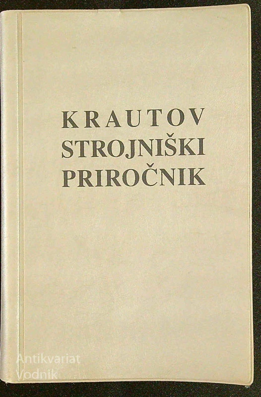 KRAUTOV STROJNIŠKI PRIROČNIK