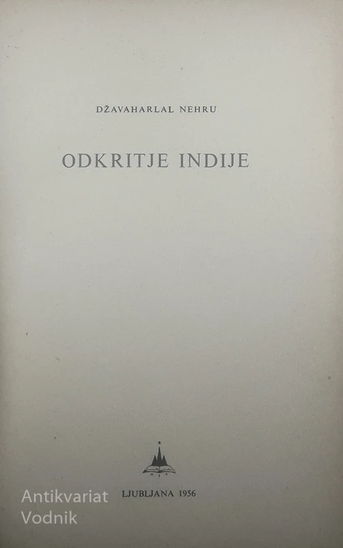 ODKRITJE INDIJE, D. Nehru