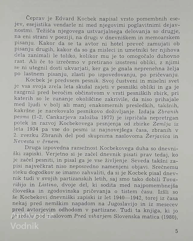 SODOBNI MISLECI, Edvard Kocbek