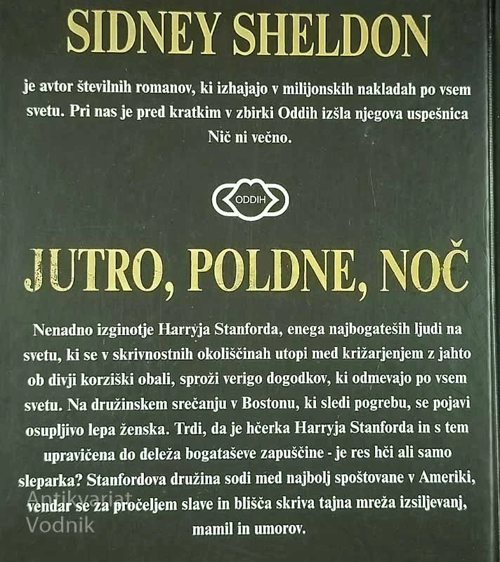 JUTRO, POLDNE, NOČ, Sidney Sheldon
