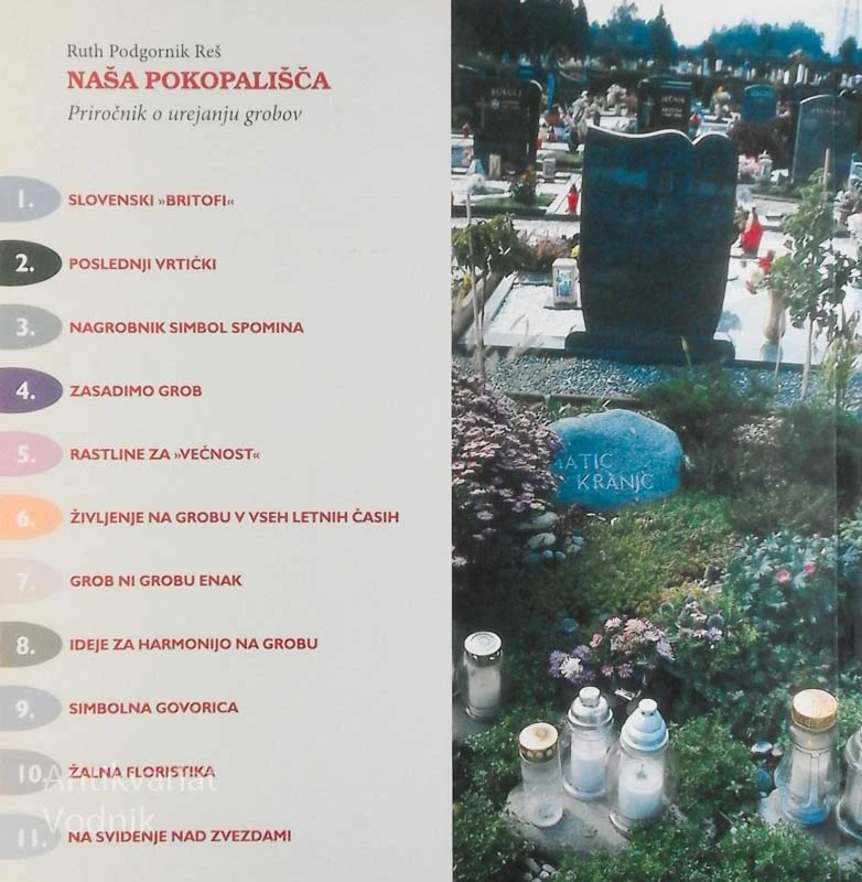 NAŠA POKOPALIŠČA, proročnik o urejanju grobov
