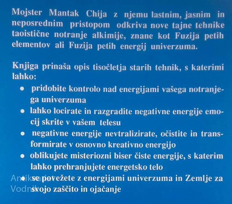 FUZIJA PETIH ELEMENTOV 1, Mantak Chia in Maneewan Chia