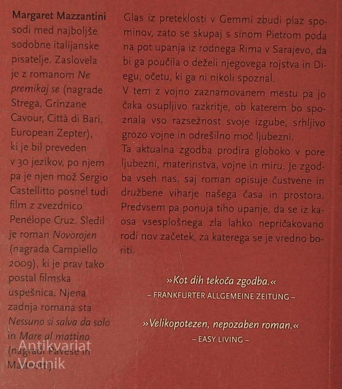 NOVOROJEN, Margaret Mazzantini