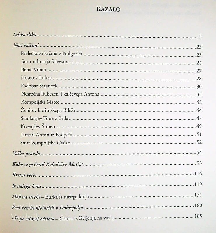 VAŠKA PRAVDA, Fran Jeklič – Podgoričan