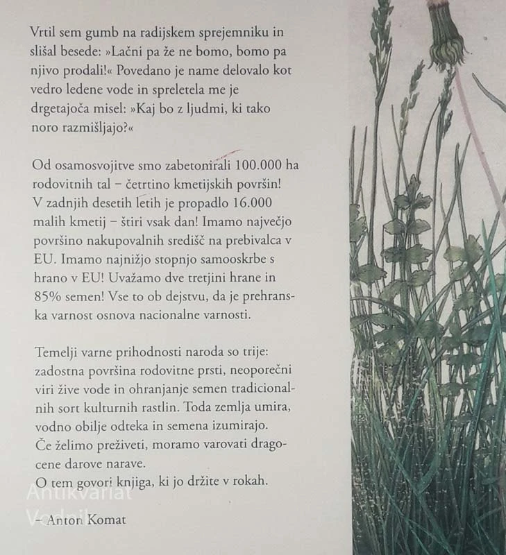 ZEMLJA, VODA, SEME, Anton Komat