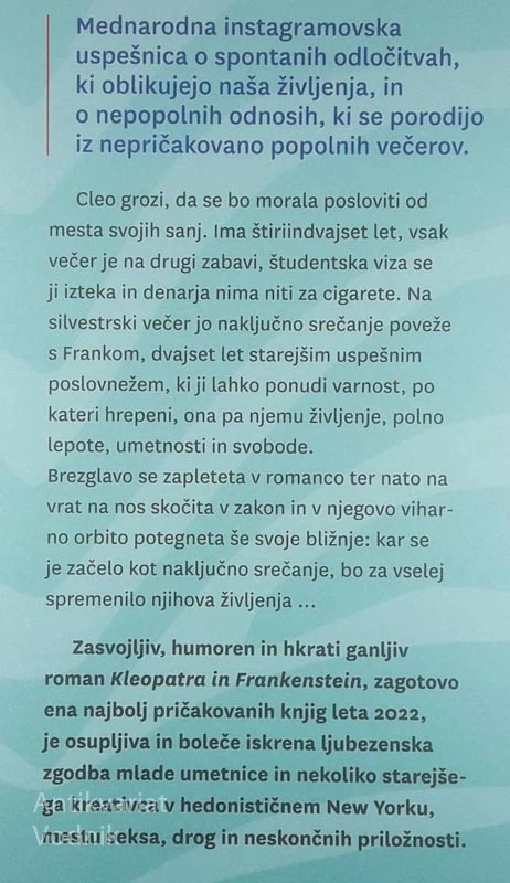 KLEOPATRA IN FRANKENSTEIN, Coco Mellors