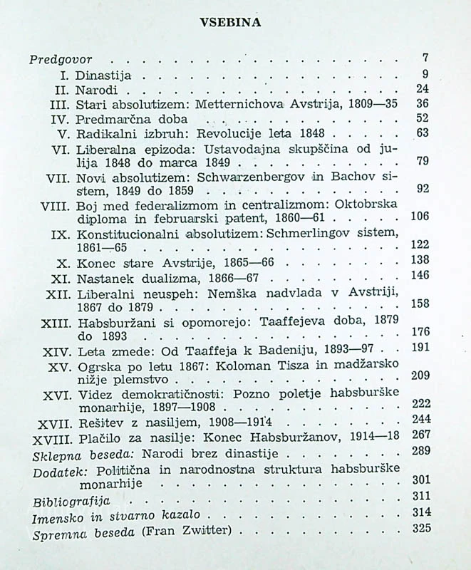HABSBURŠKA MONARHIJA 1815-1918, A. J.P. Taylor
