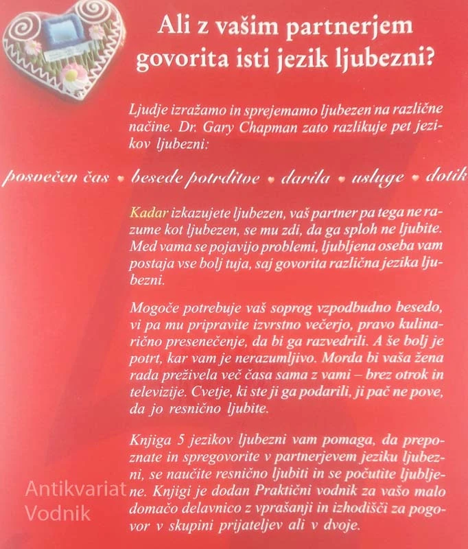 5 JEZIKOV LJUBEZNI, Gary Chapman