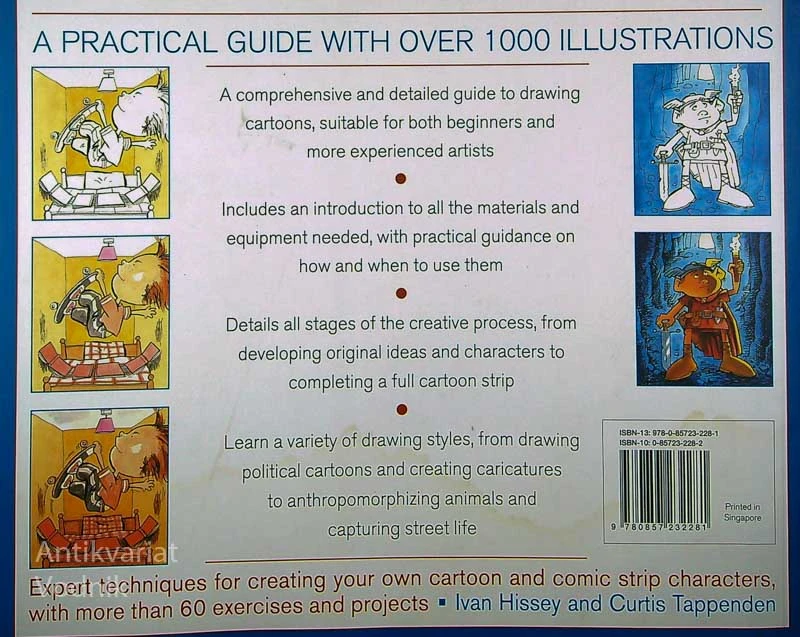 STEP-BY-STEP CARTOONING, Ivan Hissey in Curtis Tappenden