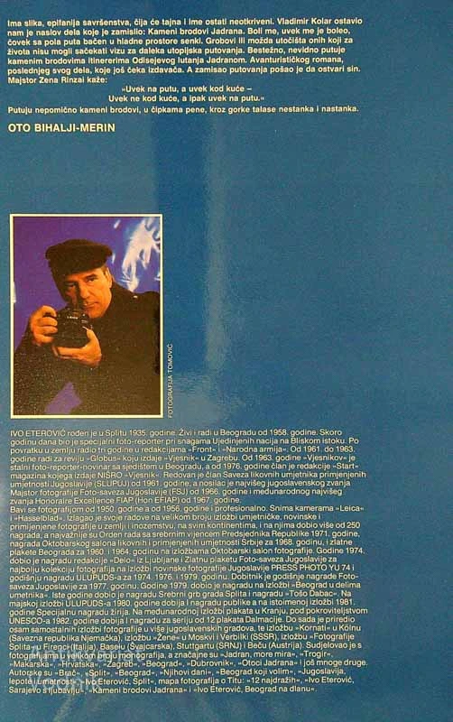 KAMENI BRODOVI JADRANA, Čedomir Kolar