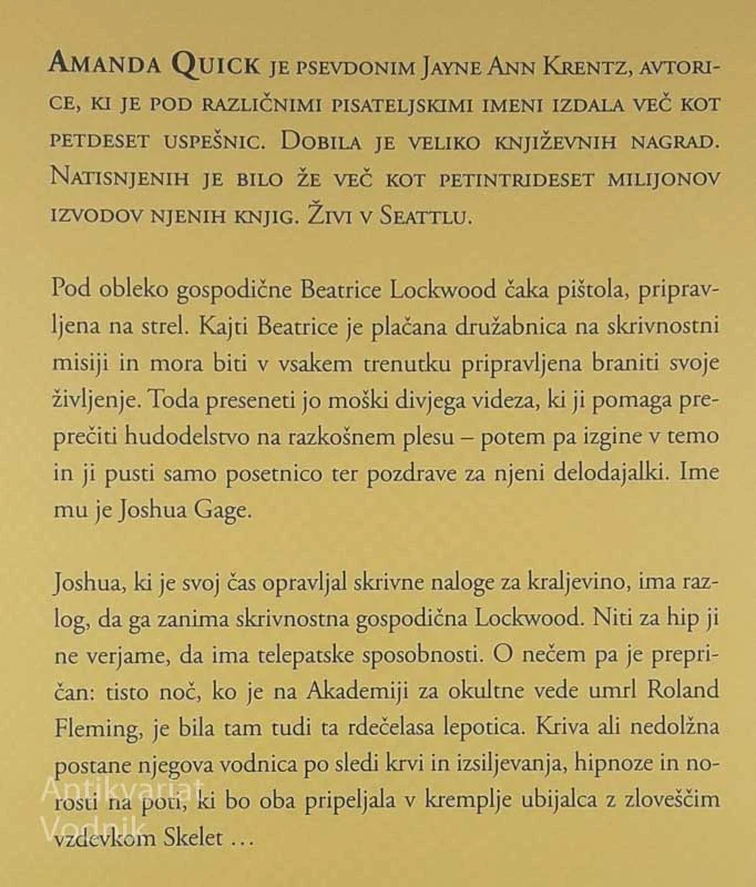 SKRIVNOSTNA ŽENSKA, Amanda Quick