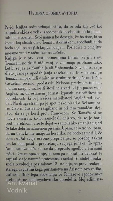 SV. TOMAŽ AKVINSKI, Gilbert Keith Chesterton