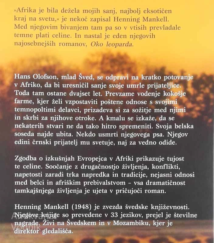 OKO LEOPARDA, Henning Mankell