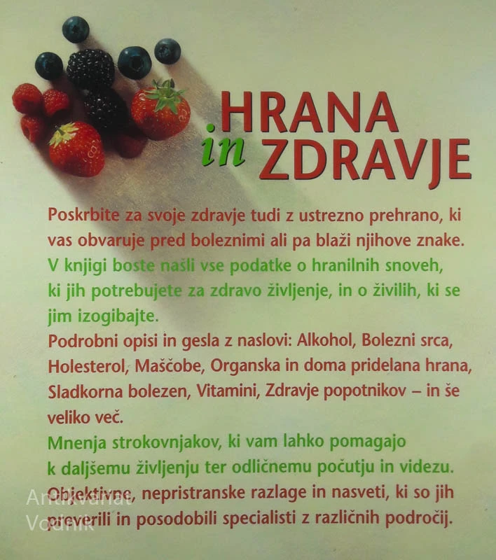 HRANA IN ZDRAVJE – Kaj nam škoduje? Kaj nam koristi? Reader’s Digest