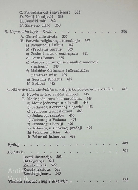 PSIHOLOGIJA & ALKEMIJA, C. G. Jung (v hrvaškem jeziku)