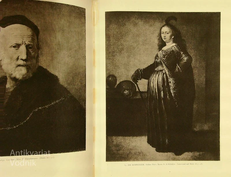 REMBRANDT GEMALDE; 630 ABBILDUNGEN, Besorgt von A. Bredius