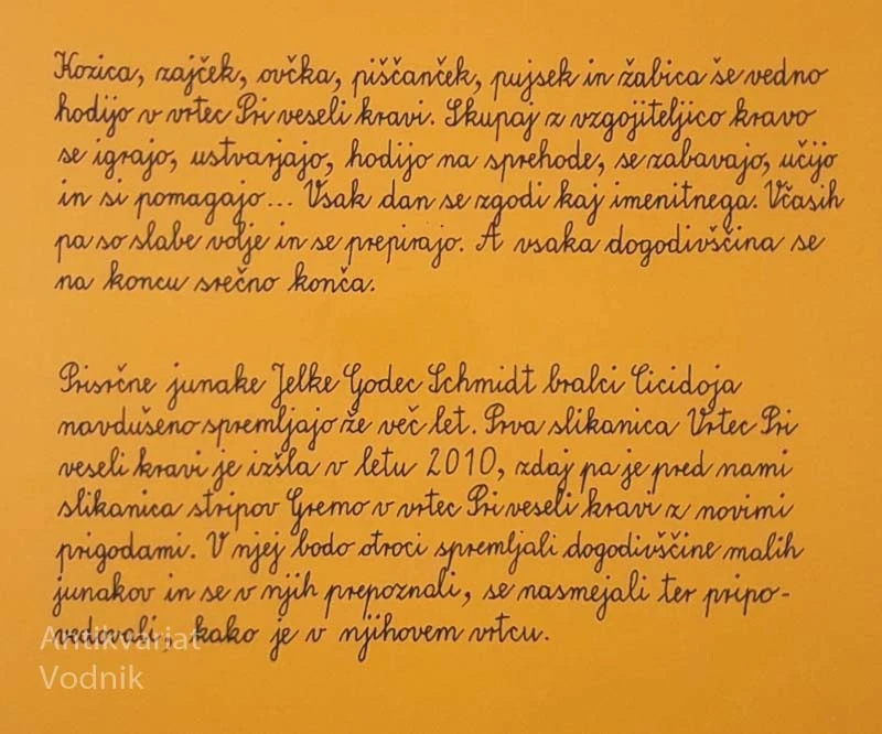 GREMO V VRTEC PRI VESELI KRAVI, Jelka Godec Schmidt