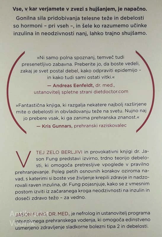 DEBELOST DO DNA, Jason Fung, dr. med.