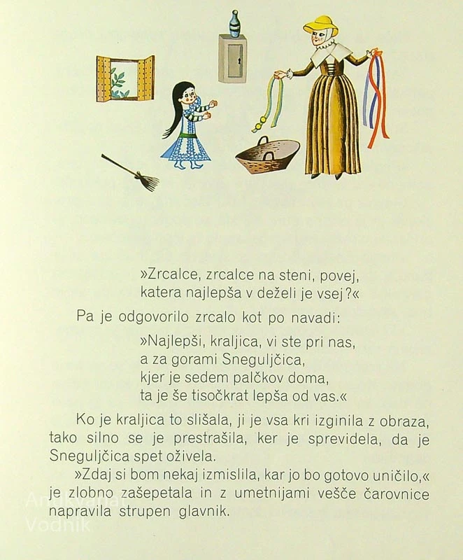 SNEGULJČICA, Jakob in Wilhelm Grimm