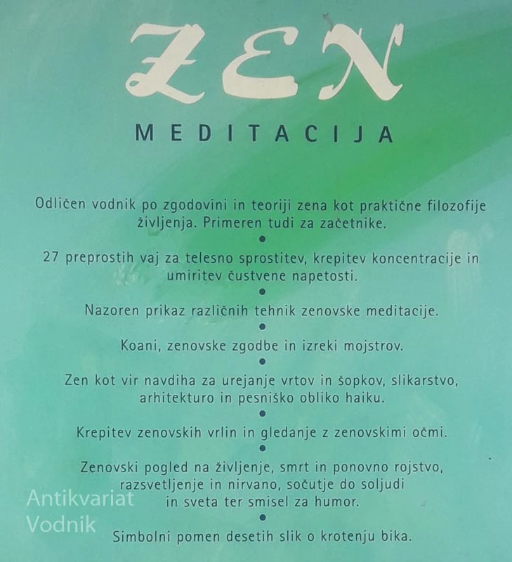 ZEN MEDITACIJA, David Fontana